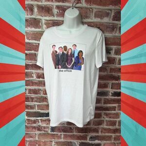 The Office Graphic T-Shirt | Women’s Large | White Short Sleeve Crewneck Tee
